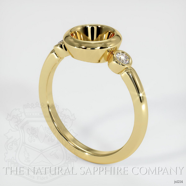  Emerald Ring 0.61 Ct. 18K Yellow Gold