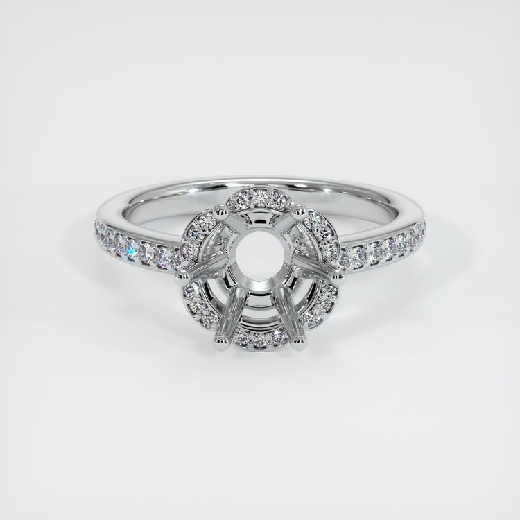 Platinum 950 Pave Ring Setting