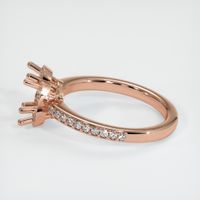 14K Rose Gold Pave Ring Setting Image