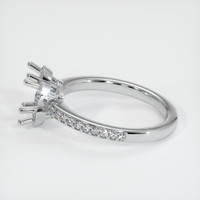 10K White Gold Pave Ring Setting Image