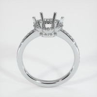10K White Gold Pave Ring Setting Image