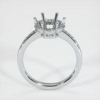14K White Gold Pave Ring Setting Image