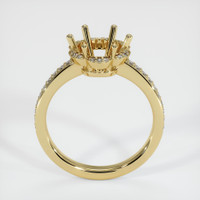 10K Yellow Gold Pave Ring Setting Image