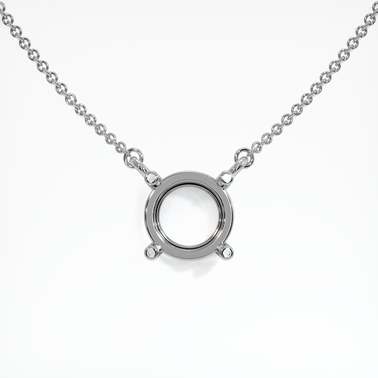 Platinum 950 Solitaire Necklace Setting