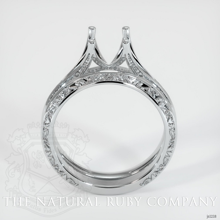 Platinum 950 Antique Style Ring Setting