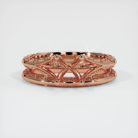 14K Rose Gold Antique Style Ring Setting Image