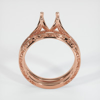 14K Rose Gold Antique Style Ring Setting Image