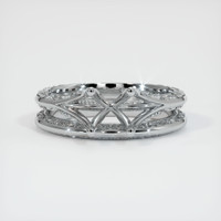 10K White Gold Antique Style Ring Setting Image
