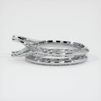 14K White Gold Antique Style Ring Setting Image