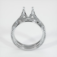 14K White Gold Antique Style Ring Setting Image