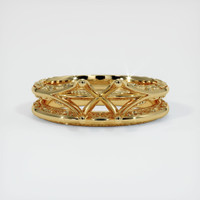 10K Yellow Gold Antique Style Ring Setting Image