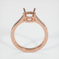 14K Rose Gold Pave Ring Setting Image