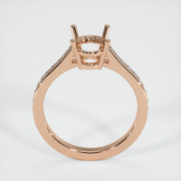18K Rose Gold Pave Ring Setting Image