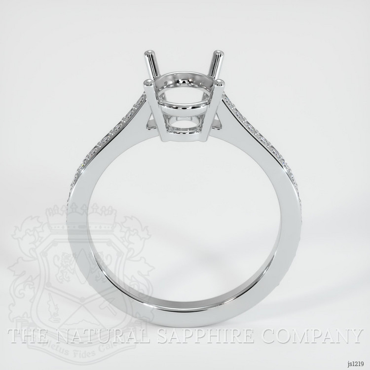 Silver Pave Ring Setting