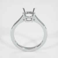 14K White Gold Pave Ring Setting Image