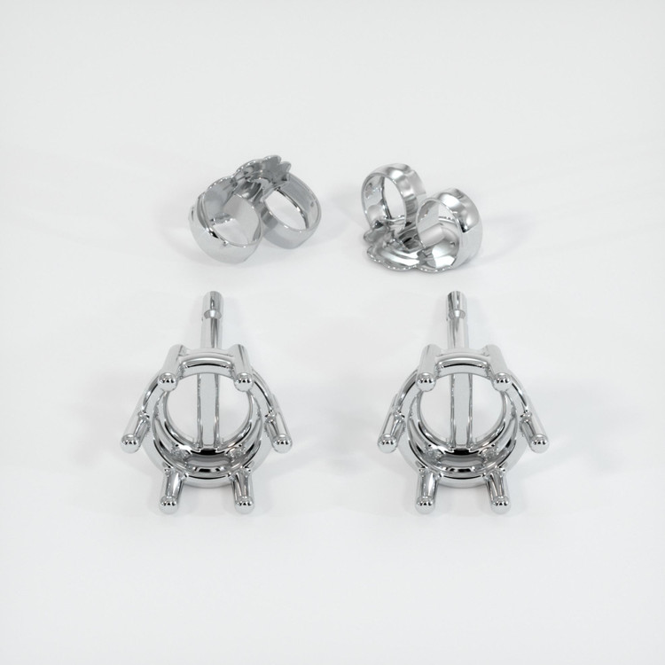 Platinum 950 Studs Earring Setting