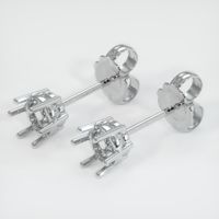 18K White Gold Studs Earring Setting Video