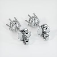 18K White Gold Studs Earring Setting Image