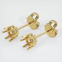18K Yellow Gold Studs Earring Setting Video