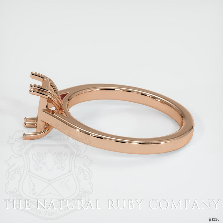 18K Rose Gold Solitaire Ring Setting