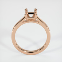 18K Rose Gold Solitaire Ring Setting Image