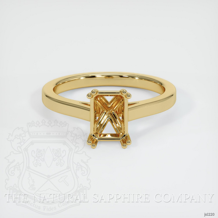 14K Yellow Gold Solitaire Ring Setting