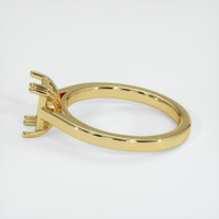 18K Yellow Gold Solitaire Ring Setting Image