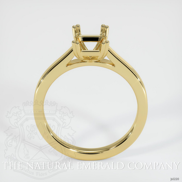 18K Yellow Gold Solitaire Ring Setting