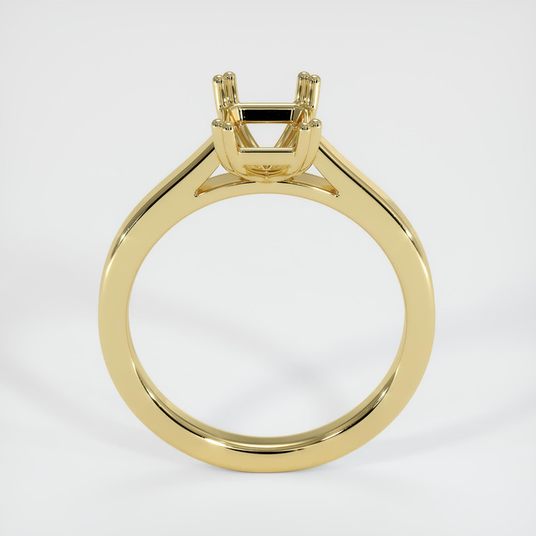 18K Yellow Gold Solitaire Ring Setting