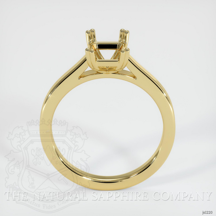 18K Yellow Gold Solitaire Ring Setting