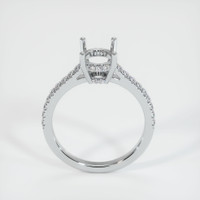 14K White Gold Pave Ring Setting Image