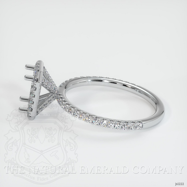 Silver Pave Ring Setting