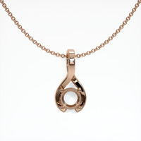 14K Rose Gold Vedic Pendant Setting Video