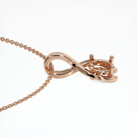 14K Rose Gold Vedic Pendant Setting Image