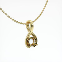 10K Yellow Gold Vedic Pendant Setting Image