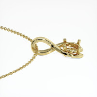 10K Yellow Gold Vedic Pendant Setting Image