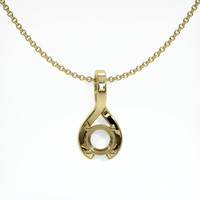 18K Yellow Gold Vedic Pendant Setting Video