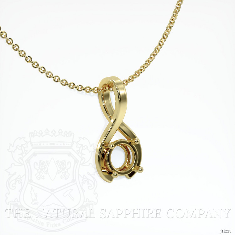 18K Yellow Gold Vedic Pendant Setting