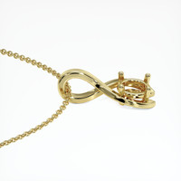 18K Yellow Gold Vedic Pendant Setting Image