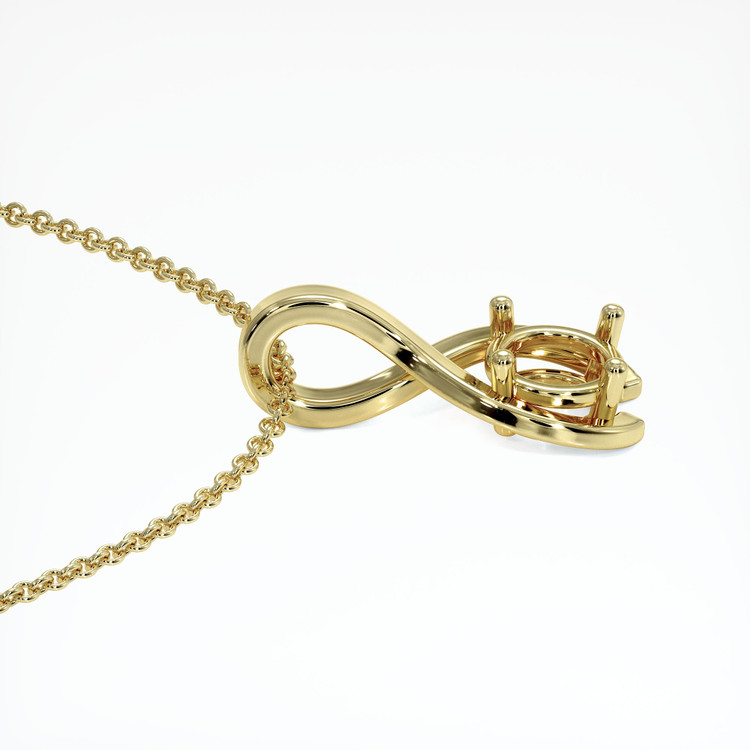 18K Yellow Gold Vedic Pendant Setting