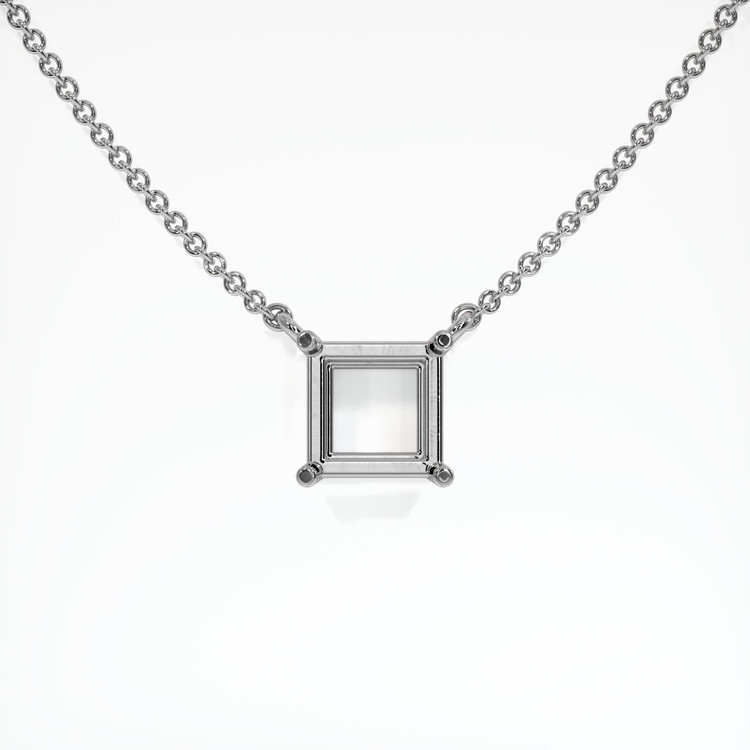 Platinum 950 Solitaire Necklace Setting