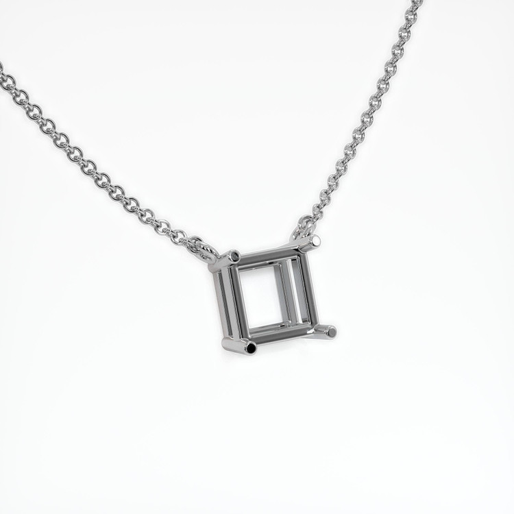 Platinum 950 Solitaire Necklace Setting