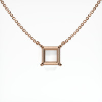 14K Rose Gold Solitaire Necklace Setting Video