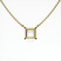 10K Yellow Gold Solitaire Necklace Setting Video