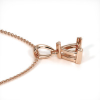 14K Rose Gold Vedic Pendant Setting Image