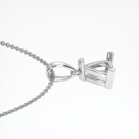 10K White Gold Vedic Pendant Setting Image