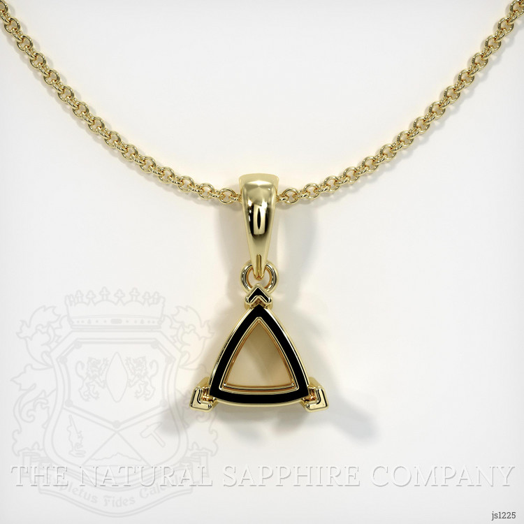 14K Yellow Gold Vedic Pendant Setting