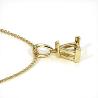 14K Yellow Gold Vedic Pendant Setting Image