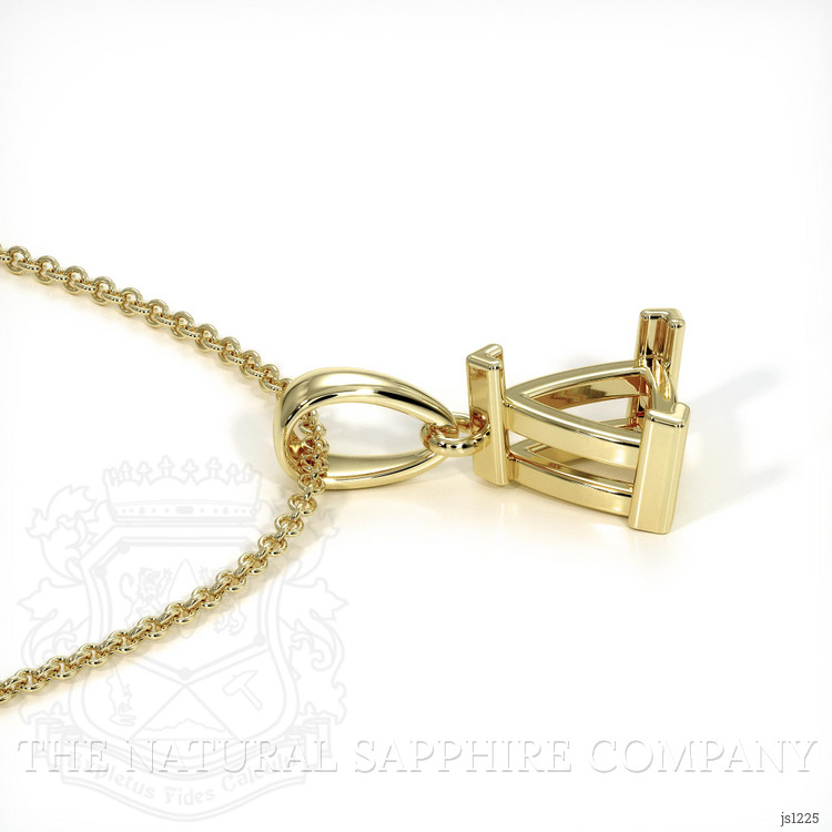 14K Yellow Gold Vedic Pendant Setting