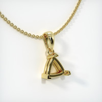 18K Yellow Gold Vedic Pendant Setting Image